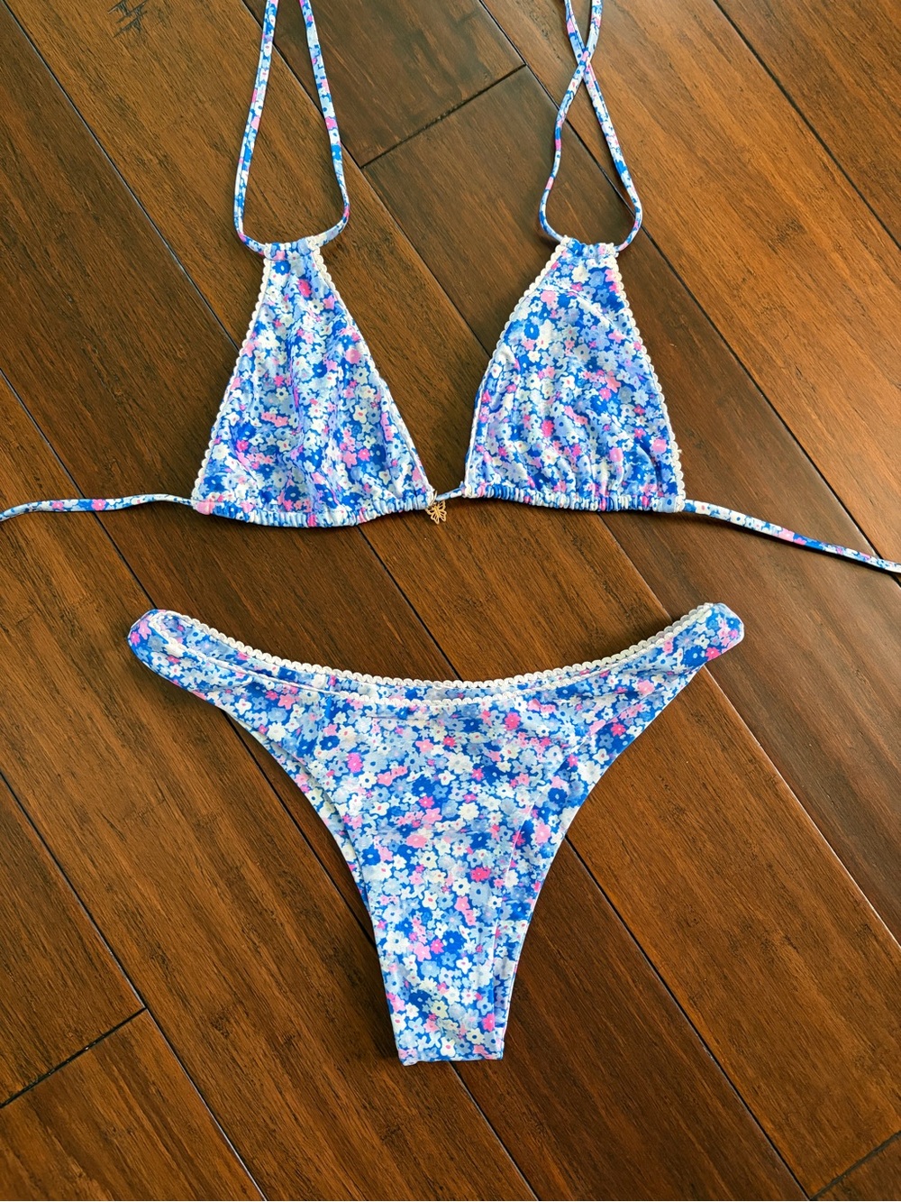 NWOT Kulani Kini blue floral XL